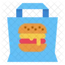 Hamburger Food Delivery Icon