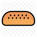Hamburger bread  Icon
