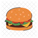 Hamburger Burger Fast Food Icon