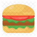 Hamburger Burger Junkfood Symbol