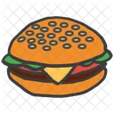 Hamburger Burger Chicken Icon