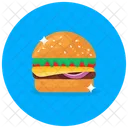 Hamburger Burger Junkfood Symbol