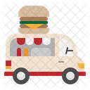 Hamburger-Laden-LKW  Symbol