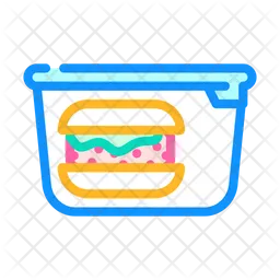 Hamburger Lunchbox  Icon