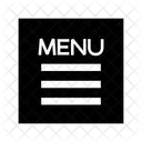 Hamburger Menu Menu Interface Icon