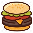 Hamburguer Hamburger Meat Icon