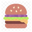 Hamburguer Burguer Barbecue Icon