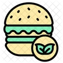 Hamburguer Vegano Comida Hamburguer Ícone