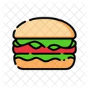 Hamburguesa  Icono