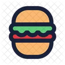 Hamburguesa Hamburguesa Sandwich Icono