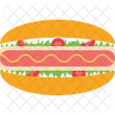 Hamburguesa De Hot Dog Sandwich De Hot Dog Salchicha Icono