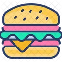 Hamburguesa  Icono