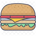 Hamburguesa  Icono