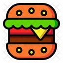 Hamburguesa Hamburguesa Comida Rapida Icono