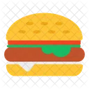 Hamburguesa Hamburguesa Con Queso Comida Rapida Icono