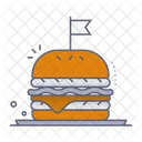 Hamburguesa Icono