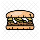 Jalapeno Hamburguesa Comida Icono