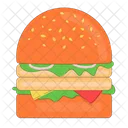 Hamburguesa doble  Icono