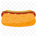 Hamburguesa De Hot Dog Comida Rapida Comida Chatarra Icono