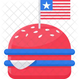 Rey hamburguesa  Icono