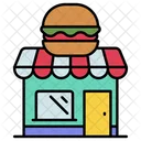 Tienda de hamburguesas  Icono