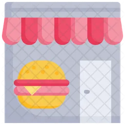 Tienda de hamburguesas  Icono