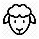 Hammel Lamm Schafsfarm Symbol
