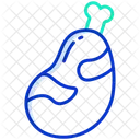Hammelfleisch Fleisch Mahlzeit Symbol