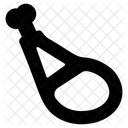 Hahnchenschenkel Rohes Fleisch Hammelkeule Symbol