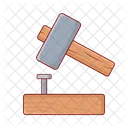 Hammer Axe Tool Icon