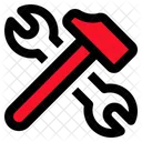 Hammer Wrench Construction Icon