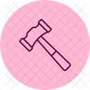 Hammer Tool Construction Icon