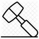 Hammer Vorschlaghammer Bauwerkzeug Symbol