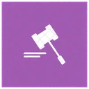 Hammer Law Court Icon