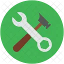 Hammer Wrench Workshop Icon