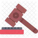 Richter Hammer Holzhammer Symbol