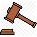 Hammer Court Crime Icon