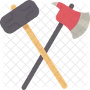 Hammer Ax Firefighting Icon