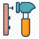 Hammer And Nail Hammer Tool Icon