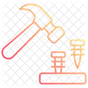 Hammer and nail  Icon