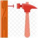 Hammer And Nail  Icon