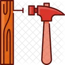 Hammer And Nail Hammer Nail Icon