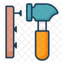 Hammer And Nail Hammer Tool Icon
