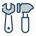 Hammer And Wrench  Icon