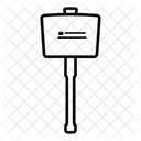 Hammer groß  Symbol