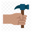 Hammer Hand  Icon