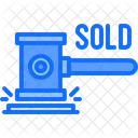 Hammer Hit Sold Sold Hammer Icon