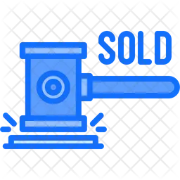 Hammer Hit Sold  Icon