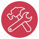 Hammer Tool Construction Icon