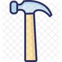 Builders Tool Hammer Hit Icon